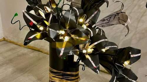 Maflex ReMatter Project Black Flowers